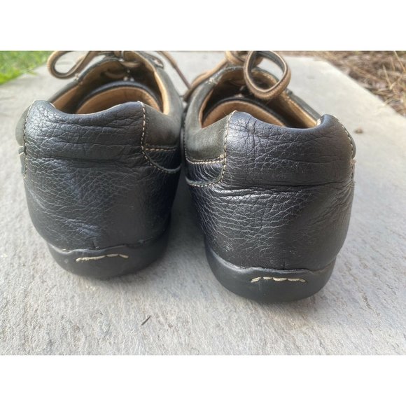 Womens Born Hawkeye W32141 Black Leather + Suede Bicycle Toe Comfort Oxford US 9 - Picture 8 of 8